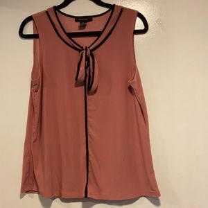 Liz McCoy -beautiful, dark rose, soft, sleeveless top. EUC